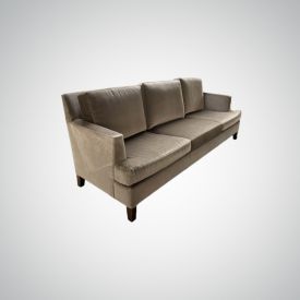 R6603 - Grey Velvet Sofa