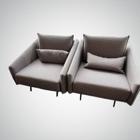 R6578 - Stua Costura Lounge Chair with Ottoman