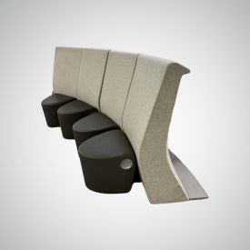 R6592 - Gunlocke Soft Seating with Leaning Wall