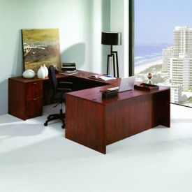 ND3103 - Cherry Laminate U-Shape Desks