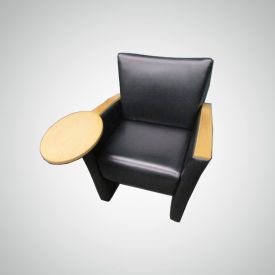 R6551 - Leather Club with Tablet Arm
