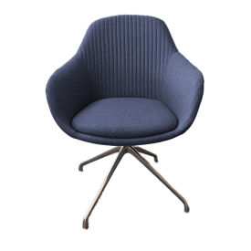 5CSSYSARMBL - The Blue SYS Side Armchair With 4-star Base