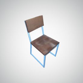 C61686 - Blue Cafe Chairs