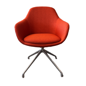 5CSSYSARMRD - The Red SYS Side Armchair With 4-star Base