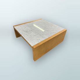 R6488 - HBF Parker Marble Coffee Table