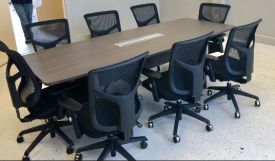 5CDLTO96GY - SKYLINE - 96" x 42” Conference Table Deluxe