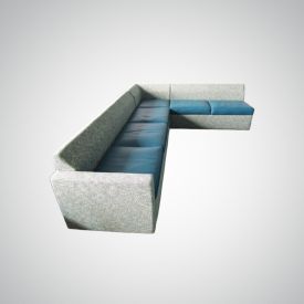 R6548 - American Leather L-Shape Sofa